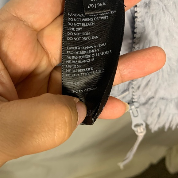 Cozy Light Gray Fleece Jacket for Women BDG - Picture 5 of 5